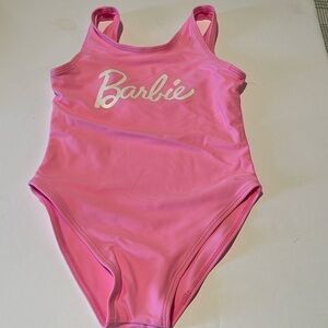 Barbie Pink Logo One-Piece Swimsuit